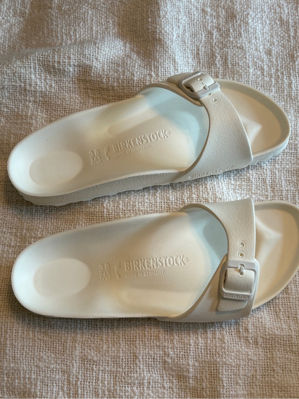 New Birkenstock white Madrid sandal - Women’s size 38 / 7 - 7.5 - Picture 4 of 4